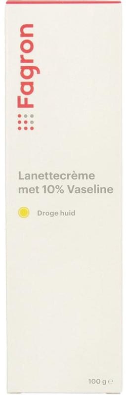 Fagron Lanettecreme 10% vaseline met doosje