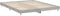 vidaXL - Bedframe - zonder - matras - 160x200 - cm - spaanplaat - grijs - Sonoma