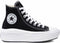 Converse Dames Hoge sneakers Chuck Taylor All Star Move Hi - Zwart - Maat 38