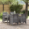 vidaXL - tuinmeubels - met - kussens - set - van - 4 - lichtgrijs - poly - rattan