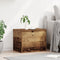 vidaXL - Opslagbox - met - Deksel - Oud - Hout - 60x42x46 - cm - Engineered - Hout