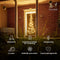 Fairybell - Deurkerstboom - 210CM-120LEDs - Warm wit met twinkle