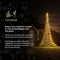 Fairybell - Deurkerstboom - 210CM-120LEDs - Warm wit met twinkle