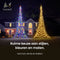 Fairybell - Deurkerstboom - 210CM-120LEDs - Warm wit met twinkle
