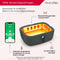 Faitron - Heatsbox GO - Electrische Lunchbox - Met Accu - RVS - Verwarmde Lunchbox - Voor Warme Maaltijden - Verschillende Compartimenten - Met App - 220V