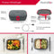 Faitron - Heatsbox Style - Electrische Lunchbox - RVS - Verwarmde Lunchbox - Voor Warme Maaltijden - Verschillende Compartimenten - 220V