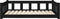 vidaXL - Hondenmand - 105,5x75,5x28 - cm - massief - grenenhout - zwart