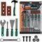 P.T. Gereedschap op krt - 13-dlg set - Speciaal voor kinderen - Multikleur (2 ass.)