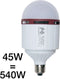 Falcon Eyes Daglichtlamp Ml-led45f 45w E27 5500-5700k Glas Wit
