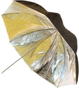 Falcon Eyes Flitsparaplu UR-48SB1 Zilver/Zwart 122 cm