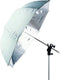 Falcon Eyes Jumbo Flitsparaplu UR-T86S Zilver 170 cm