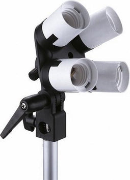 Falcon Eyes Lamphouder LH-4E27LS 4 x E27 met Tilting Bracket