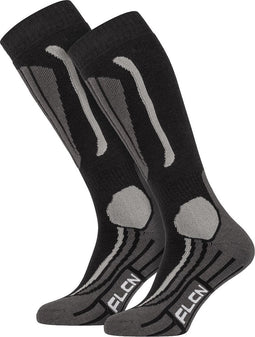 Falcon - Victoria 2pack - Skisokken - 43 - 46 - Zwart/Greyrijs