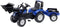 Falk New Holland Tractor met Shovel - Traptractor - blauw - met aanhanger