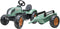 Falk Tractor Farm Lander Set Vintage Groen met Aanhanger 3-7 Jaar - 60% Gerecycled Plastic