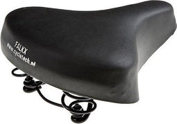 Falkx City - Zadel - Zwart Fietszadel - Vering - Inclusief Gratis Zadelstrop