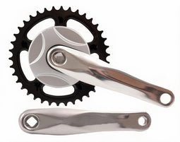 Falkx Crankstel Spieloos 38t 170 Mm Zilver