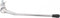 Falkx Standaard Enkel Voet Aluminium 28 Inch 29mm Zilver