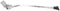 Falkx Standaard Enkel Voet Aluminium 28 Inch 29mm Zilver