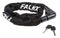 Falkx Steel-O Chain Kettingslot 120 CM - Nylon Hoes - Staal - Zwart - Slot