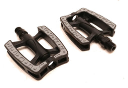 Falkx Xero pedalen 9/16. Kunststof huis, anti-slip, zwart.