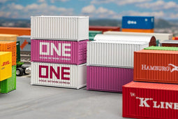 Faller - 1/87 20' CONTAINER ONE SET 5 STUKS (6/23) * - modelbouwsets, hobbybouwspeelgoed voor kinderen, modelverf en accessoires