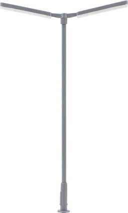 Faller - 1/87 LED-KRUISMASTLAMP 2 ARMEN KOUD WIT (7/23) * - modelbouwsets, hobbybouwspeelgoed voor kinderen, modelverf en accessoires