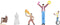 Faller 151683 H0 Straatartiesten figuren Geverfd, Staand, Zittend