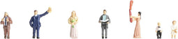 Faller 155606 N Bruiloftsgasten figuren Geverfd, Staand