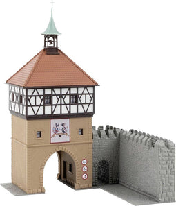 Faller 191789 H0 Oud stadspoort met muur