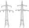 Faller - 2 Hoogspanningsmasten (110 kV)