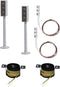 Faller - 2 LED-stoplichten met Stopplaats - modelbouwsets, hobbybouwspeelgoed voor kinderen, modelverf en accessoires