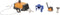 Faller - Construction machine set - FA180344 - modelbouwsets, hobbybouwspeelgoed voor kinderen, modelverf en accessoires