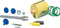 Faller - Synchroon-inbouwmotor - modelbouwsets, hobbybouwspeelgoed voor kinderen, modelverf en accessoires