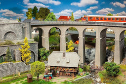 Faller -Viaduct set, 2-sporig, gebogen (120466)