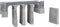 Faller - Viaduct set, 2-sporig - modelbouwsets, hobbybouwspeelgoed voor kinderen, modelverf en accessoires