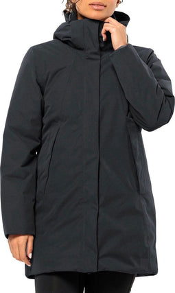 Jack Wolfskin Salier Winterjas Dames - Regular fit - PrimaLoft - Donkergrijs