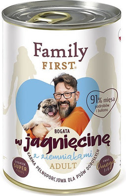 FAMILY FIRST Adult Lamb with potato - Nat hondenvoer - 400 g