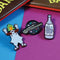 FaNaTtik Willy Wonka And The Chocolate Factory Pin Badge Set Limited Edition Multicolours
