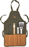 Fancy Flames Bbq schort met gereedschap