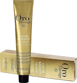 Fanola Haarverf Orotherapy Color Keratin Permanent Colouring Cream 4.14 Cocoa