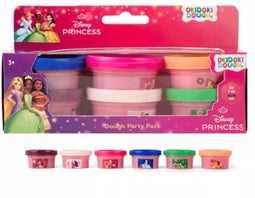 Disney Princess Okidoki Dough - Partypack boetseerklei - 6 mini potjes (6 stuks)