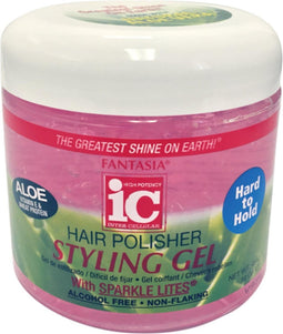 Fantasia IC Hair Polisher Styling Gel With Sparkles Lites 454 gr
