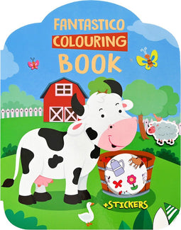 Fantastico Kleur- en Stickerboek - Boerderij