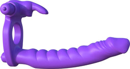 Fantasy C Ringz Double Penetrator Rabbit Cockring Met Dildo