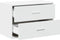 vidaXL - Kast - met - 2 - lades - 60x31x40 - cm - bewerkt - hout - wit