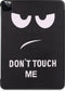 imoshion Tablet Hoes - Geschikt voor iPad Pro 11 (2022) / Pro 11 (2021) / Pro 11 (2020) / Pro 11 (2018) - Design Trifold Bookcase - Don't touch