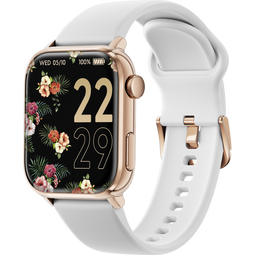 Ice-Watch Ice Smart 2.0 - Smartwatch - AMOLED 1,96" - Rosé Goud (Wit)