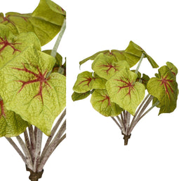 PTMD Leaves Plant Begonia Kunststruik - 24 x 30 x 32 cm - Groen