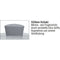 GSW Greblon keramische inductiekookplaat met inductie Bolero grijs - 28 cm